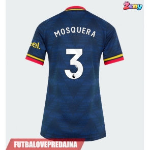 Lacne Ženy Futbalové dres Arsenal Cristhian Mosquera #3 2026-27 Krátky Rukáv - Preč